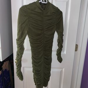 Army green dress